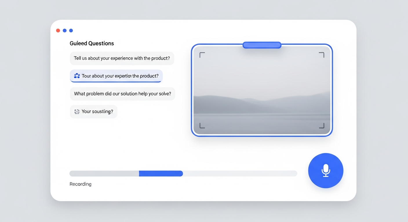 Testimonial ad examples across paid social, display and video